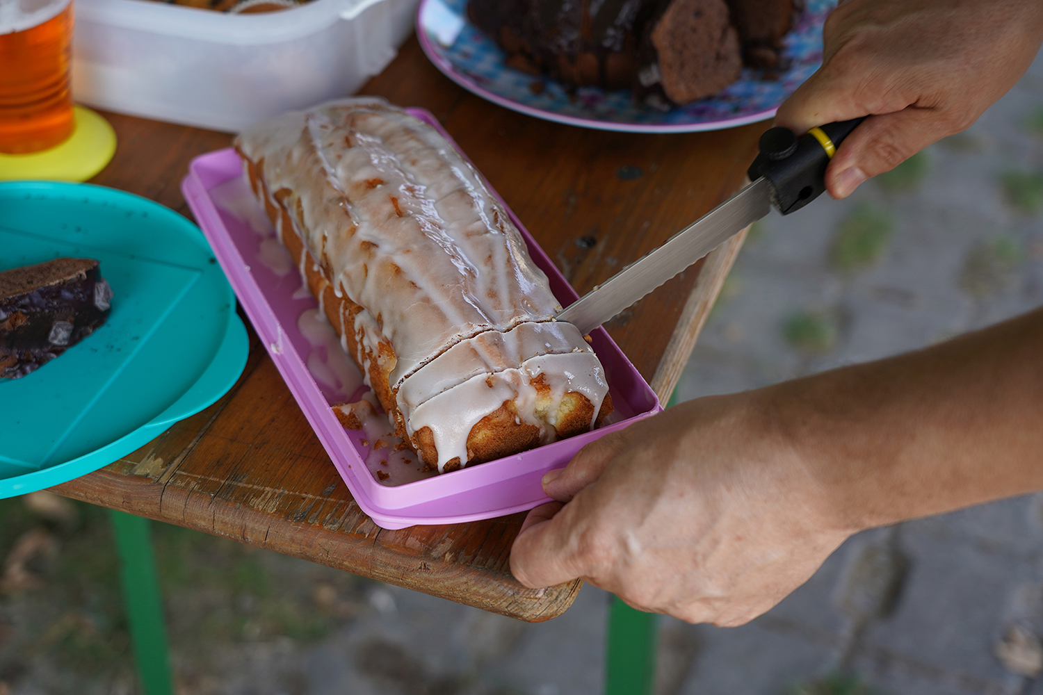 Campingwochenende in Lengerich: nur einer von mehreren leckeren Kuchen