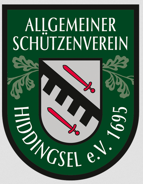 Logo des Allgemeinen Schützenvereins Hiddingsel e. V. 1695